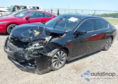 2015 Honda Accord Hybrid Touring z USA, uszkodzony, nr VIN 1HGCR6F78FA013139